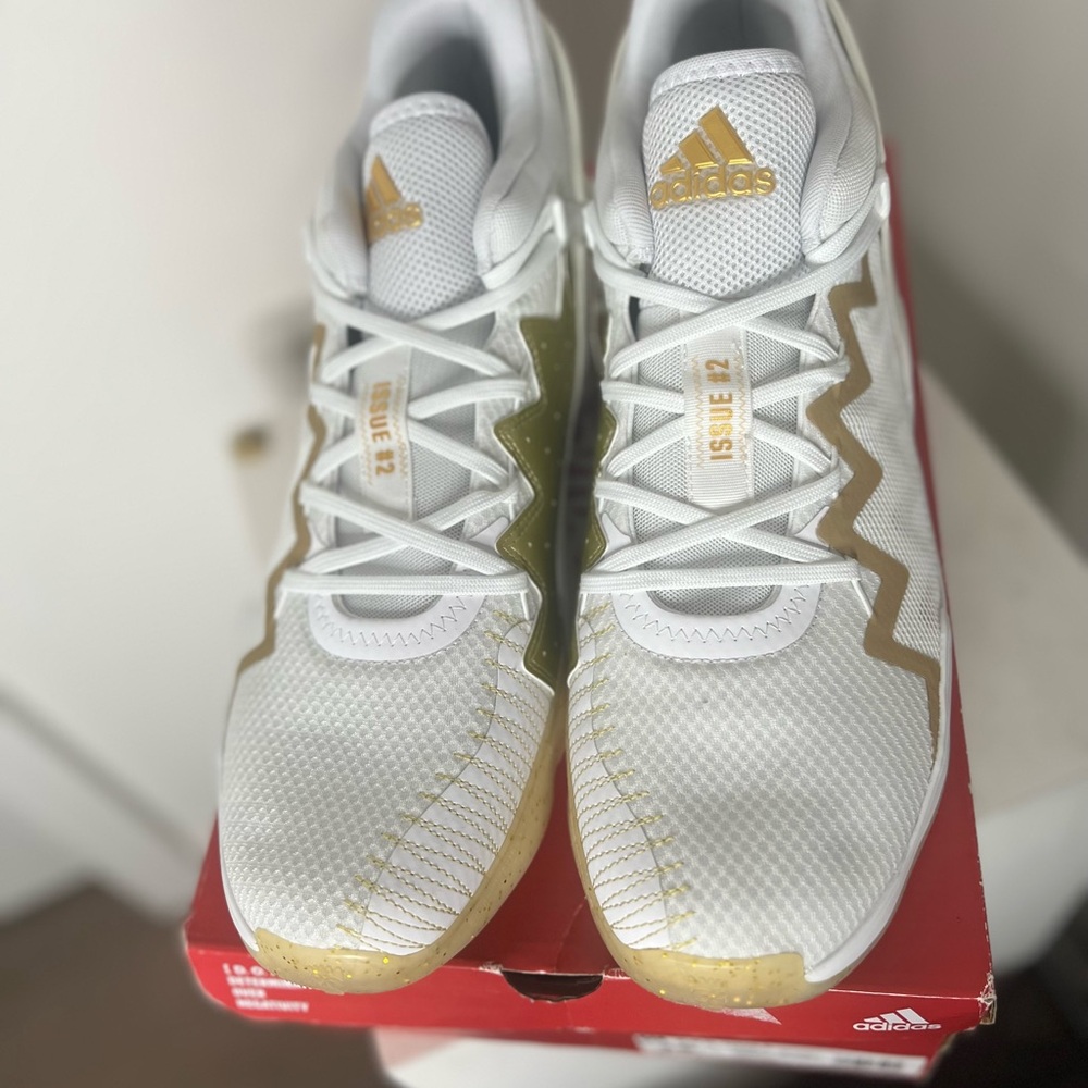 Adidas D.O.N. Issue #2 Wht/Gold - Picture 5 of 7